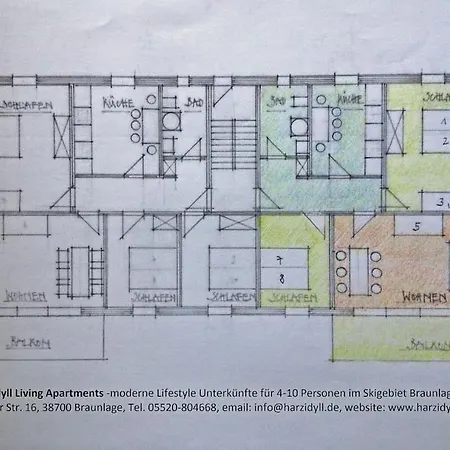 Apartament Harzidyll Living 3 Zkb 71 Qm *